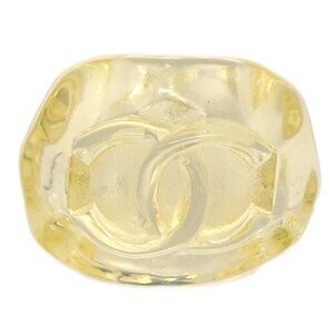 Chanel Ring Clear Acrylic #53 #13